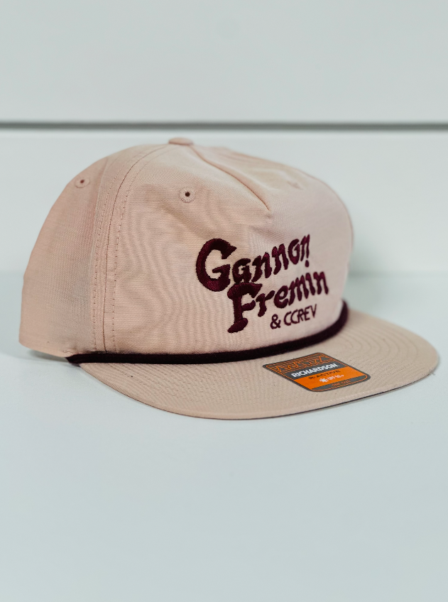 Rope Hat (PINK/MAROON)